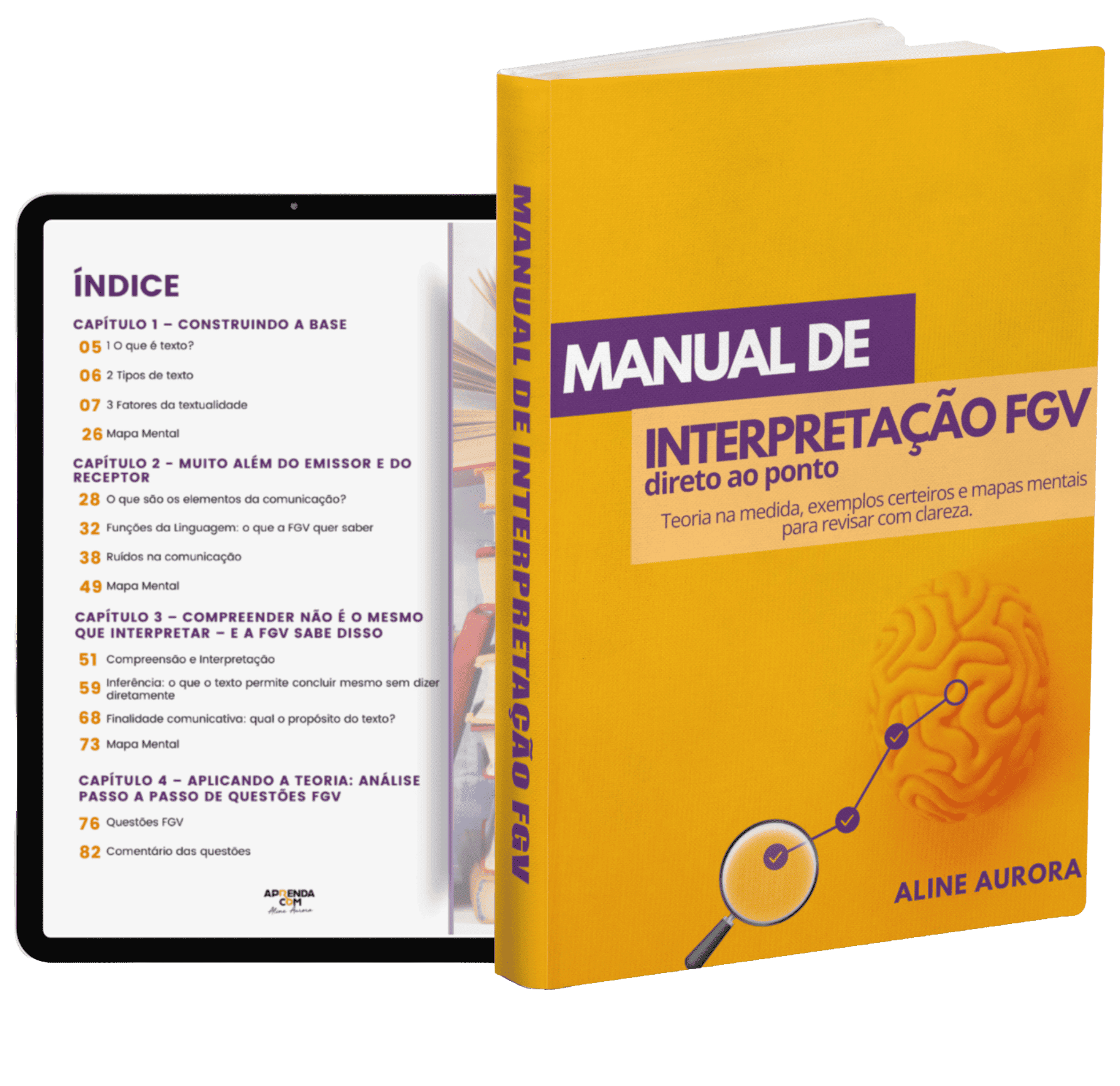 Mockup do Manual Prático de Interpretação para FGV